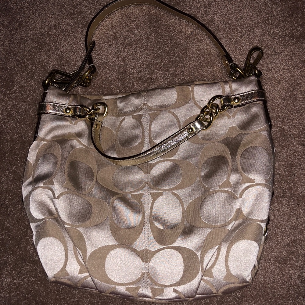 Coach Gold Purse